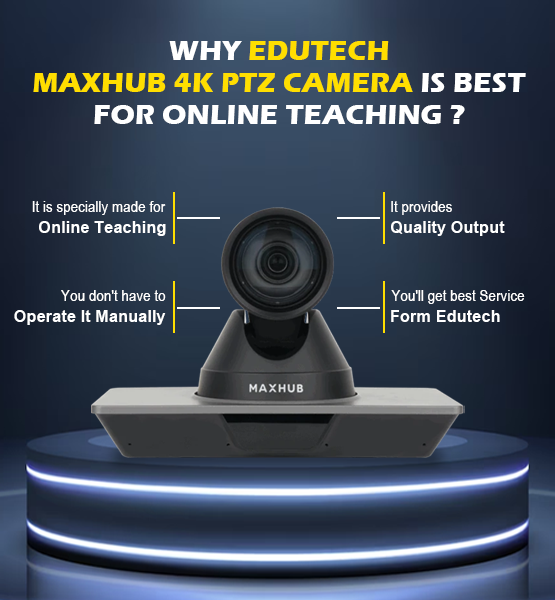 Maxhub 4K PTZ Camera Motion Tracking Feature