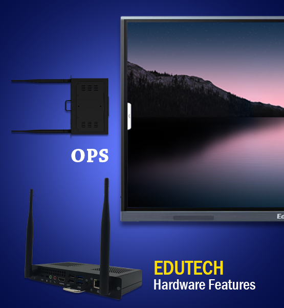 Edutech Interactive Flat Panel 65 Inch Installation View