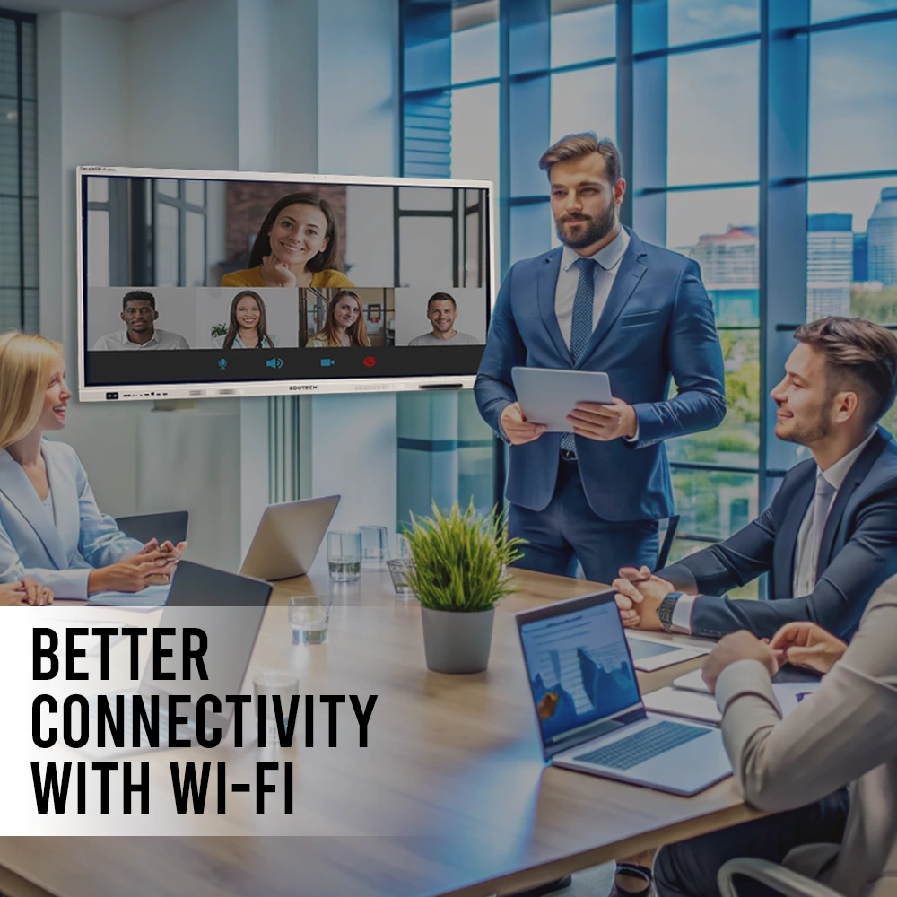 Edutech 86 Inch Interactive Flat Panel Classroom Usage