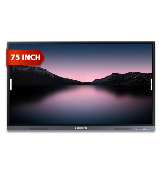 Edutech 75 Inch Interactive Flat Panel Smart Board for Digital Classroom