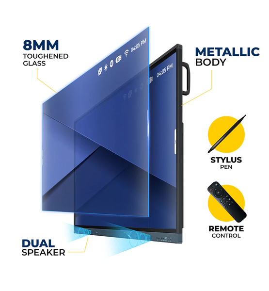 Evota Smart Board Interactive Flat Panel 86 Inch Connectivity