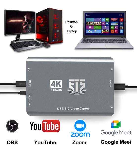 USB 3.0 capture card for OBS live streaming