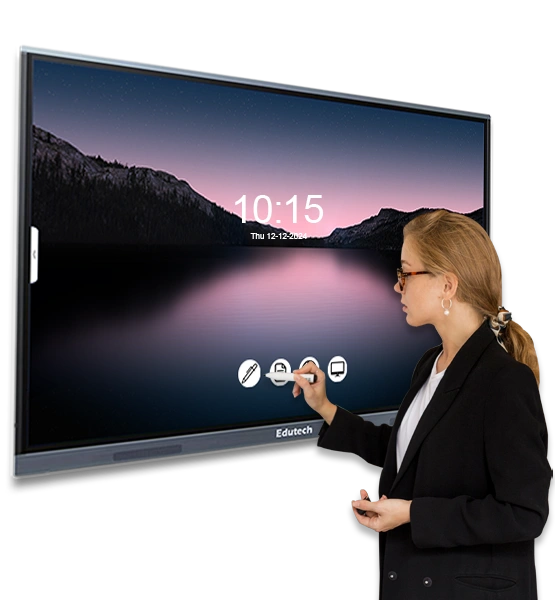 Smart interactive teaching panel for schools in India with digital classroom technology