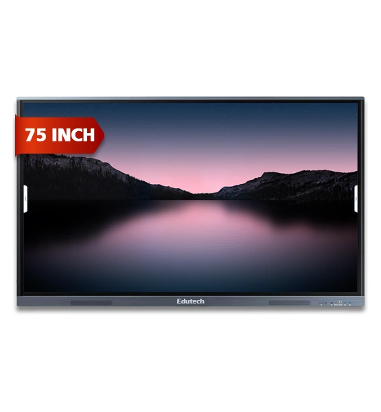 Edutech 75 Inch Interactive Flat Panel Smart Board for Digital Classroom