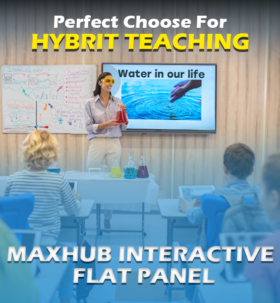 MaxHub Interactive Flat Panel 75 Inch Classroom & Office Usage