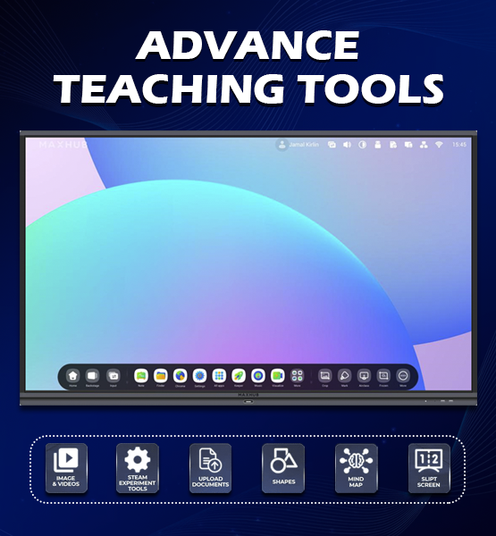 MaxHub Interactive Flat Panel 86 Inch Angle View