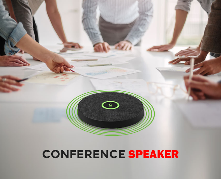 Conference speaker for clear audio in meetings