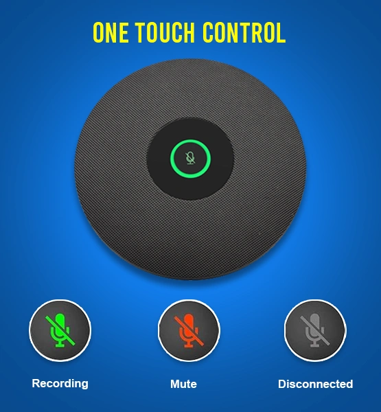 Edutech Conference Speaker with Microphone - Side View