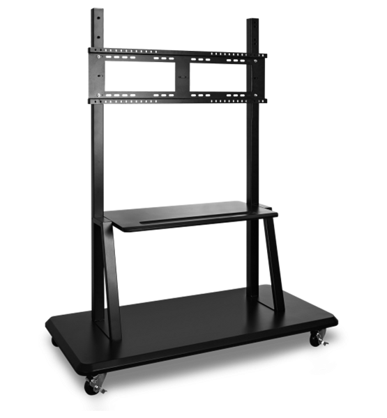 Metal Floor Digital Board Trolley Stand for 65 75 86 Inch Interactive Panels