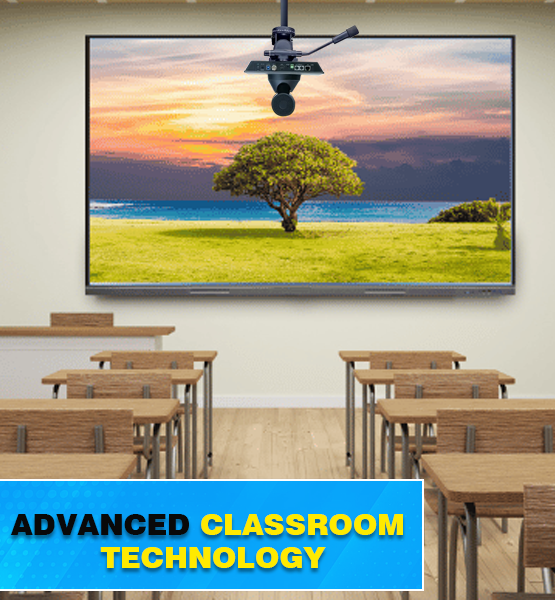 Professional online education studio setup with expert installation