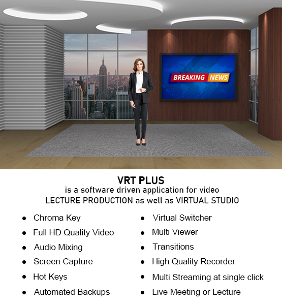 VRT Plus virtual classroom video production features